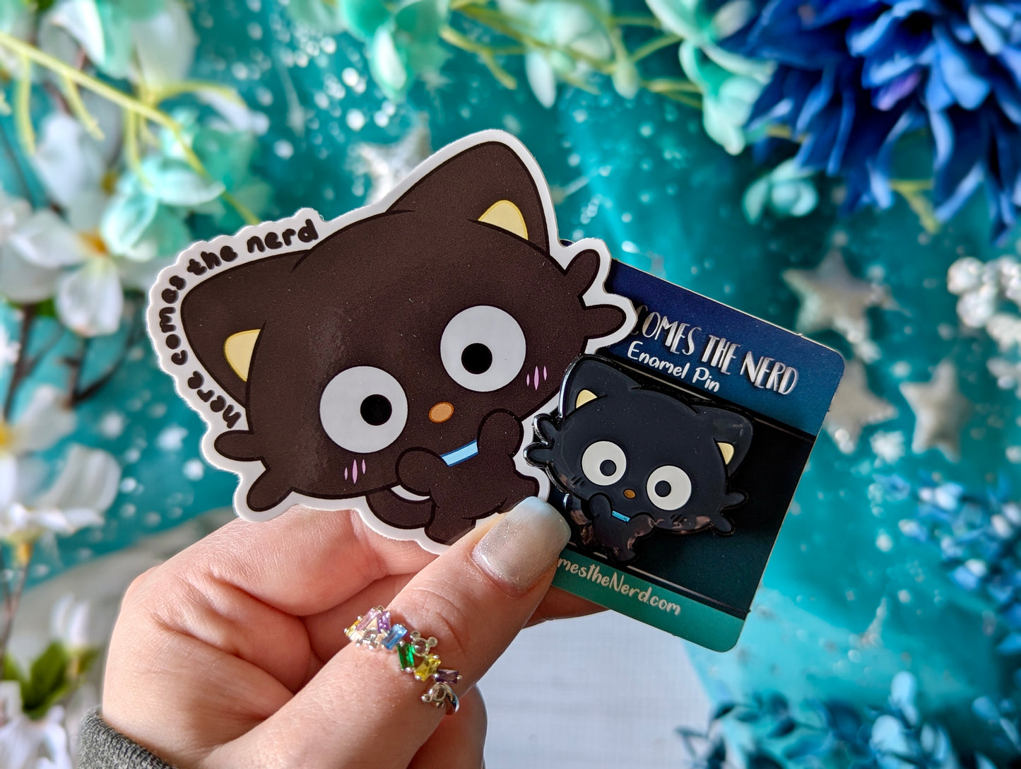Chocolate Meow - Enamel Pin
