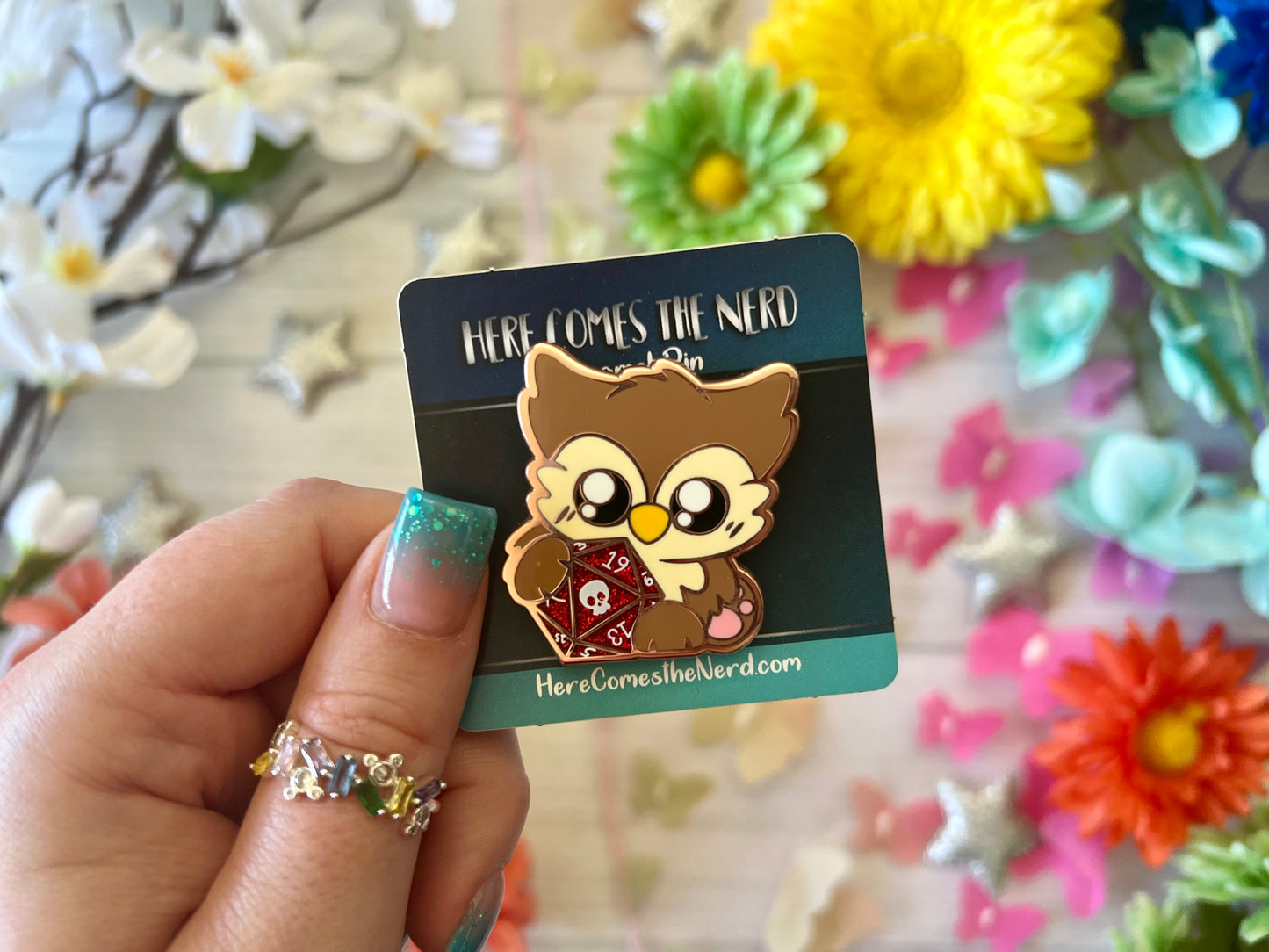 Fluffy Terror - Enamel Pin