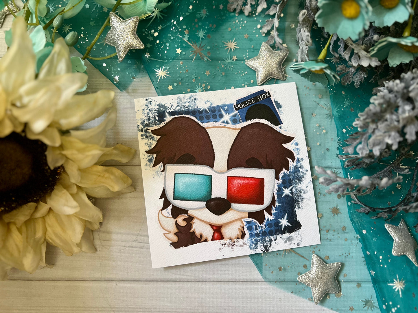 10th Doctor Doggo - Fine Art Print