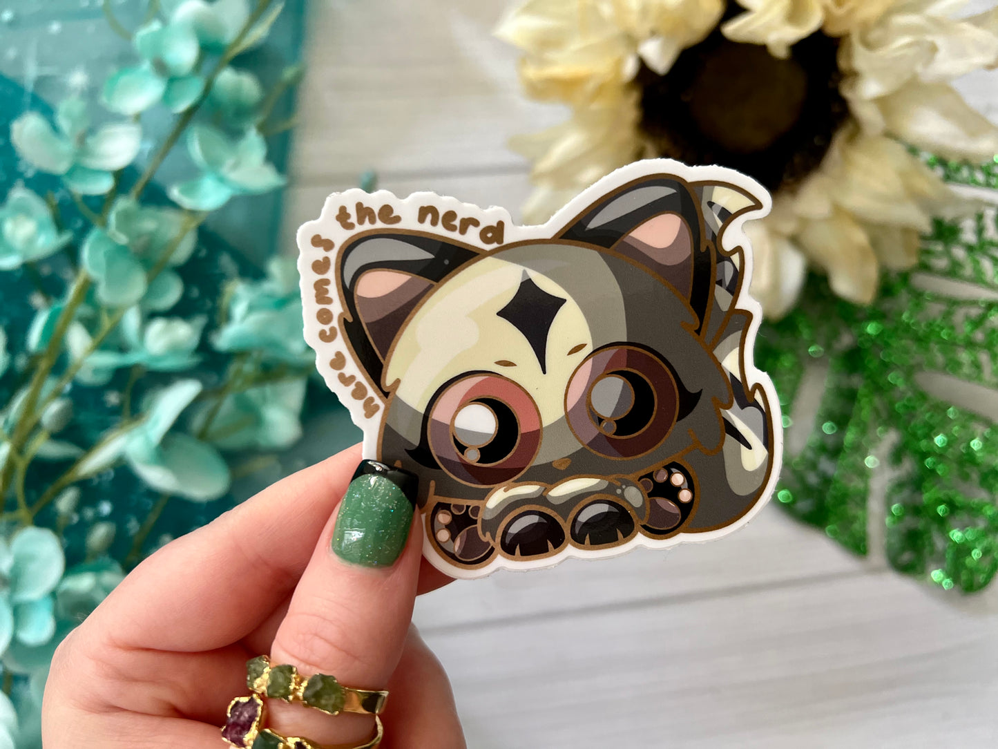 Cat Demon - Vinyl Sticker (FREEEEE Shipping!)