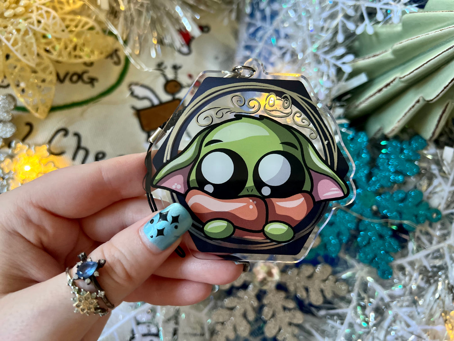 The Baby - PVC Ornament with Silver Hot Stamping