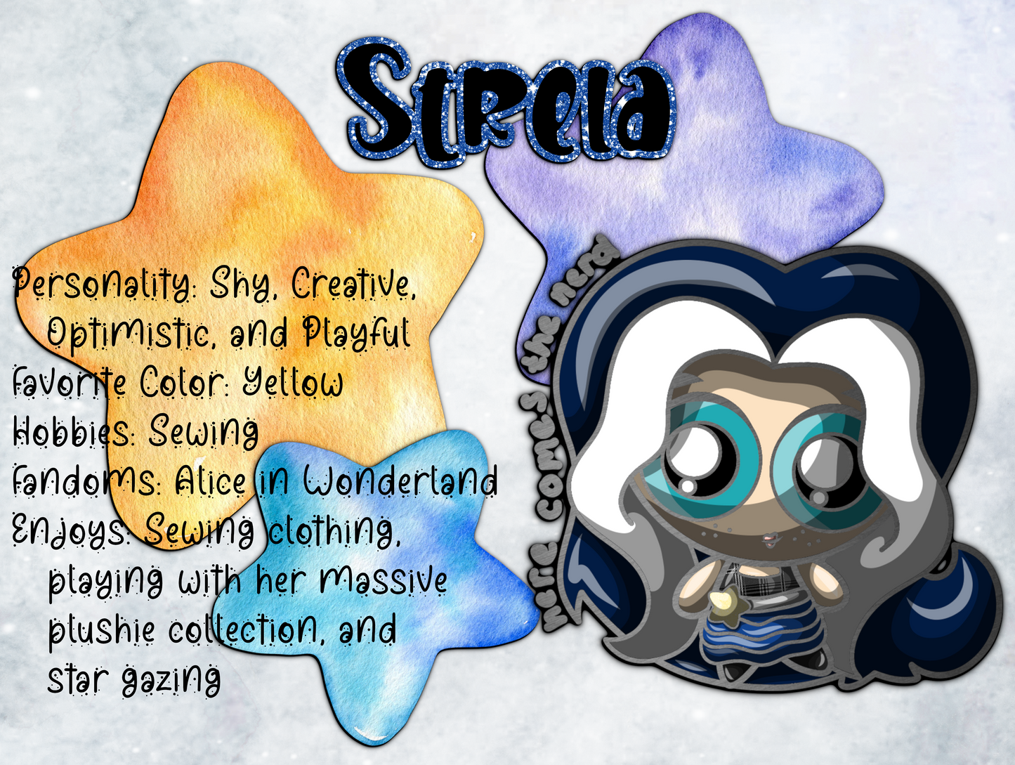 Strela, From the Stars Above* - Vinyl Sticker (FREEEEE Shipping!)