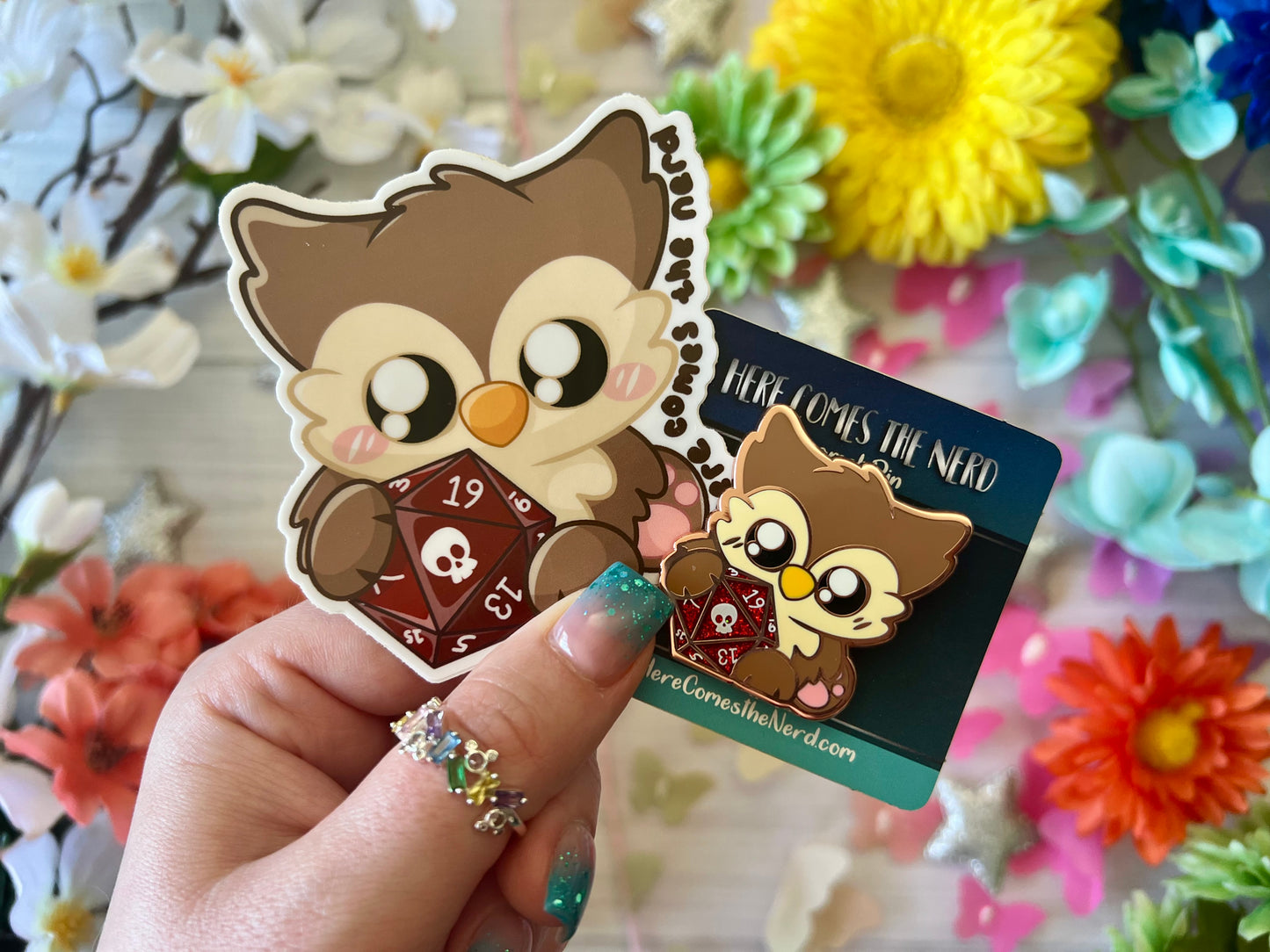 Fluffy Terror - Enamel Pin