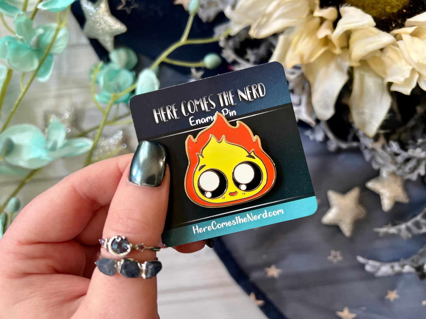*MINI* Demon Flame - Enamel Pin