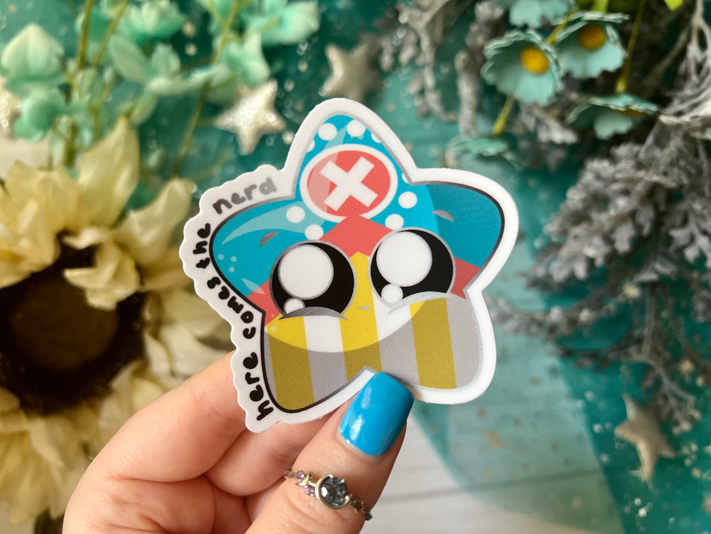 Emergency Food Source, Star Chonk - Vinyl Sticker (FREEEEE Shipping!)