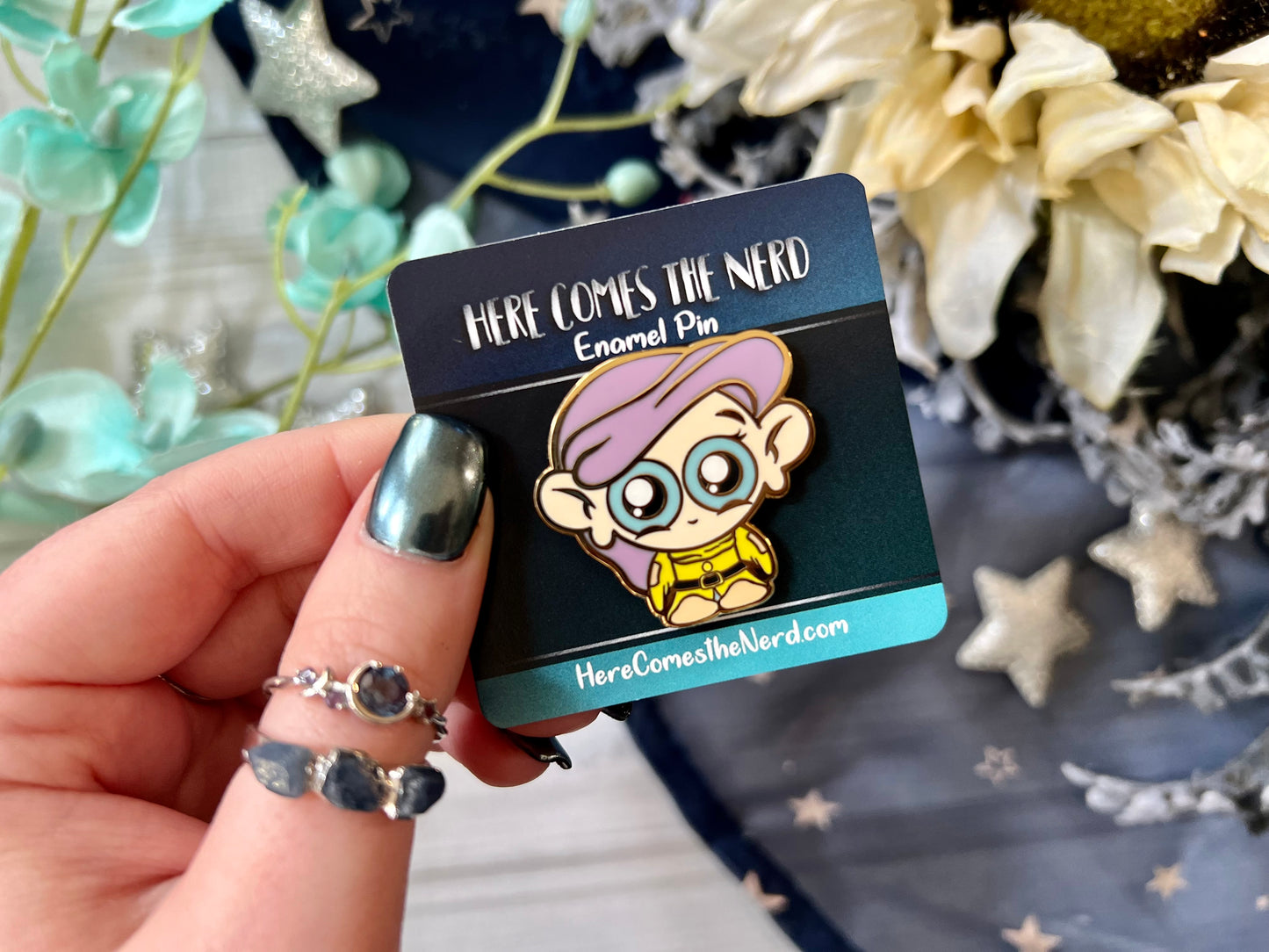 *MINI* Dorky Dwarf - Enamel Pin