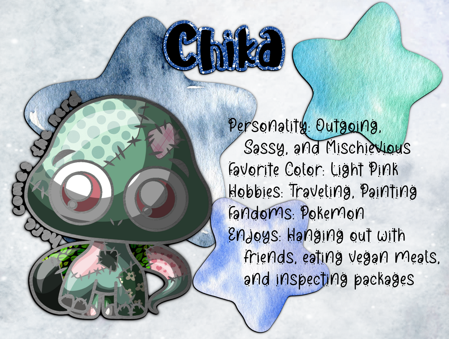 Chika, From the Stars Above* - Enamel Pin