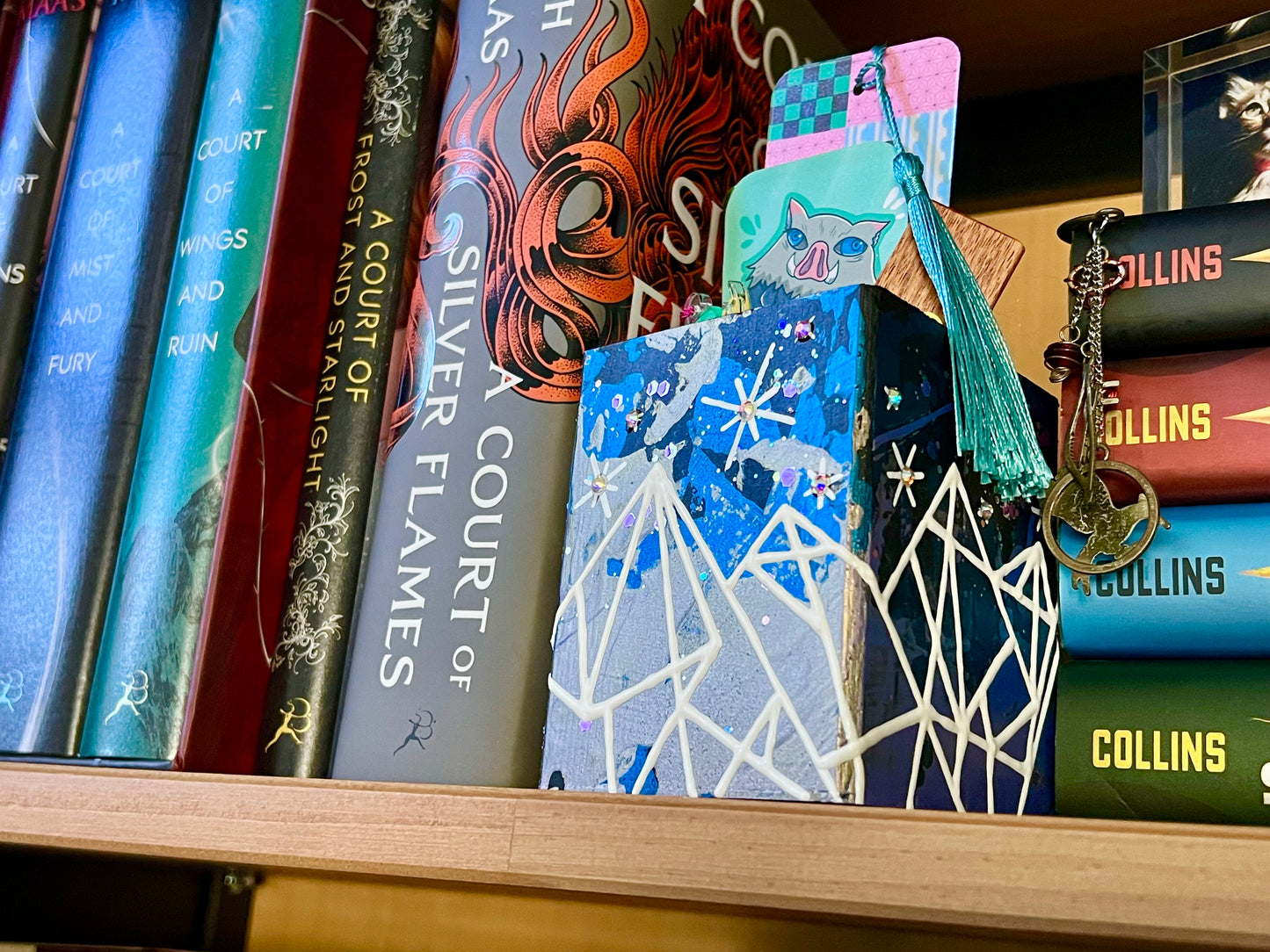 City of Starlight - Hand Painted Bookmark Holder