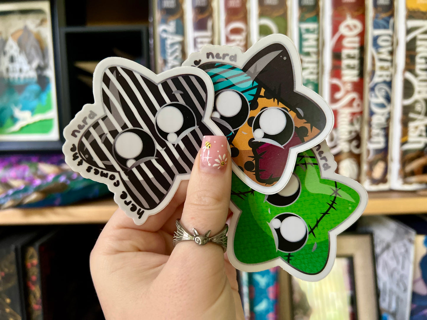 *MEGA SET* *MINI* Halloween, Star Chonks - (3) Vinyl Stickers
