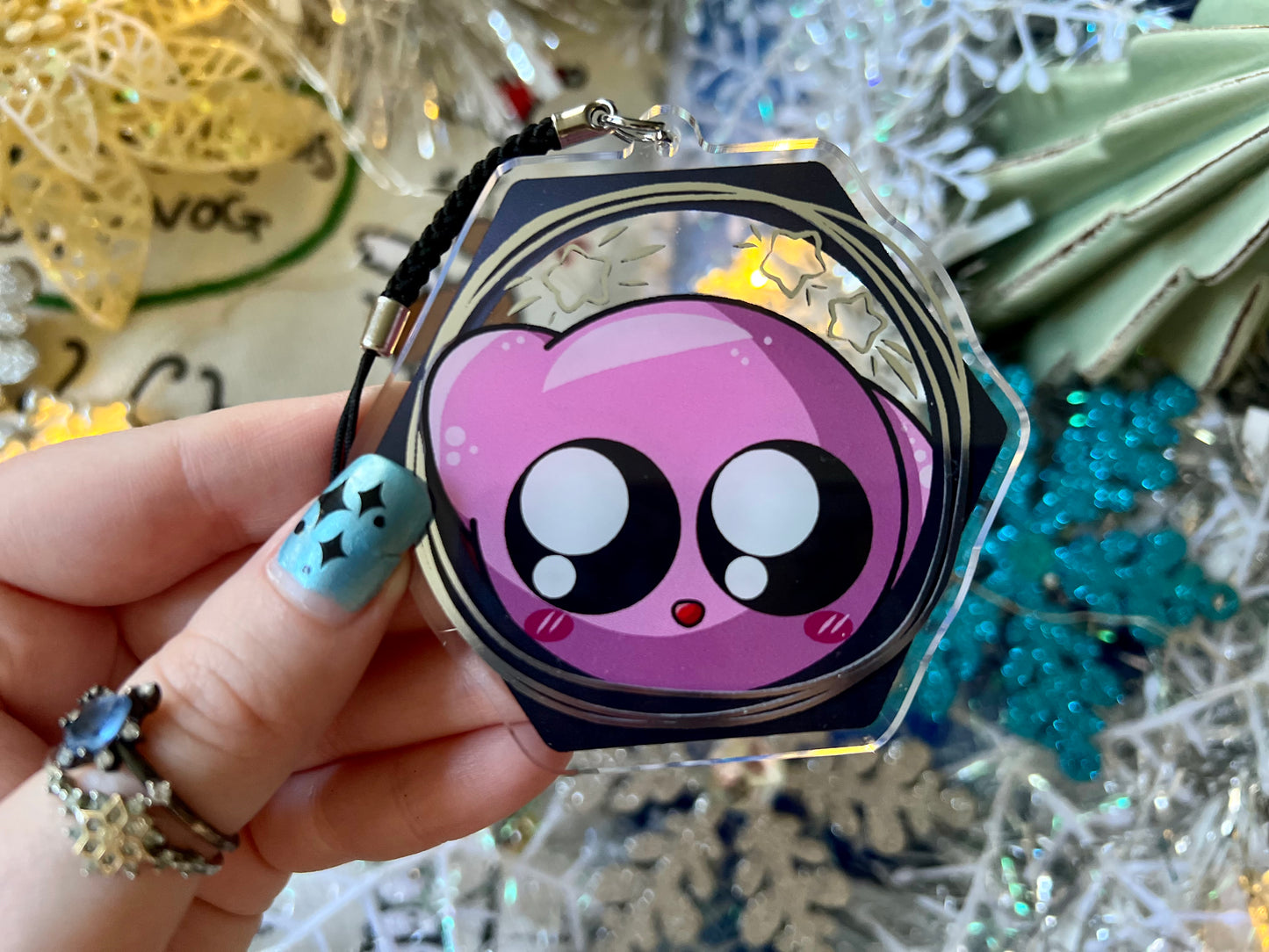 Chonky Vacuum - PVC Ornament with Silver Hot Stamping