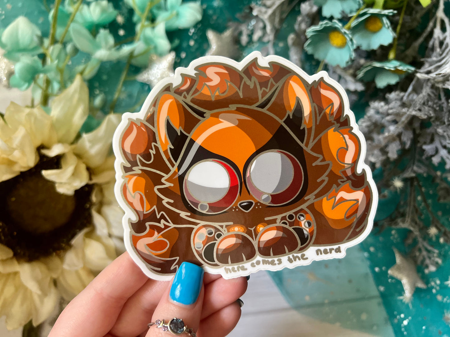 *MEGA* 9-Tailed Demon - Vinyl Sticker (FREEEEE Shipping!)