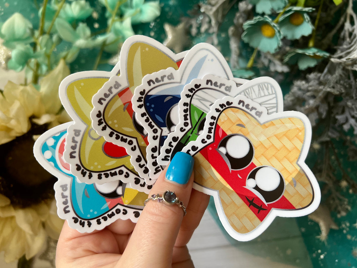 *MEGA SET* *MINI* Straw Hat Pirates, Star Chonks - (6) Vinyl Stickers