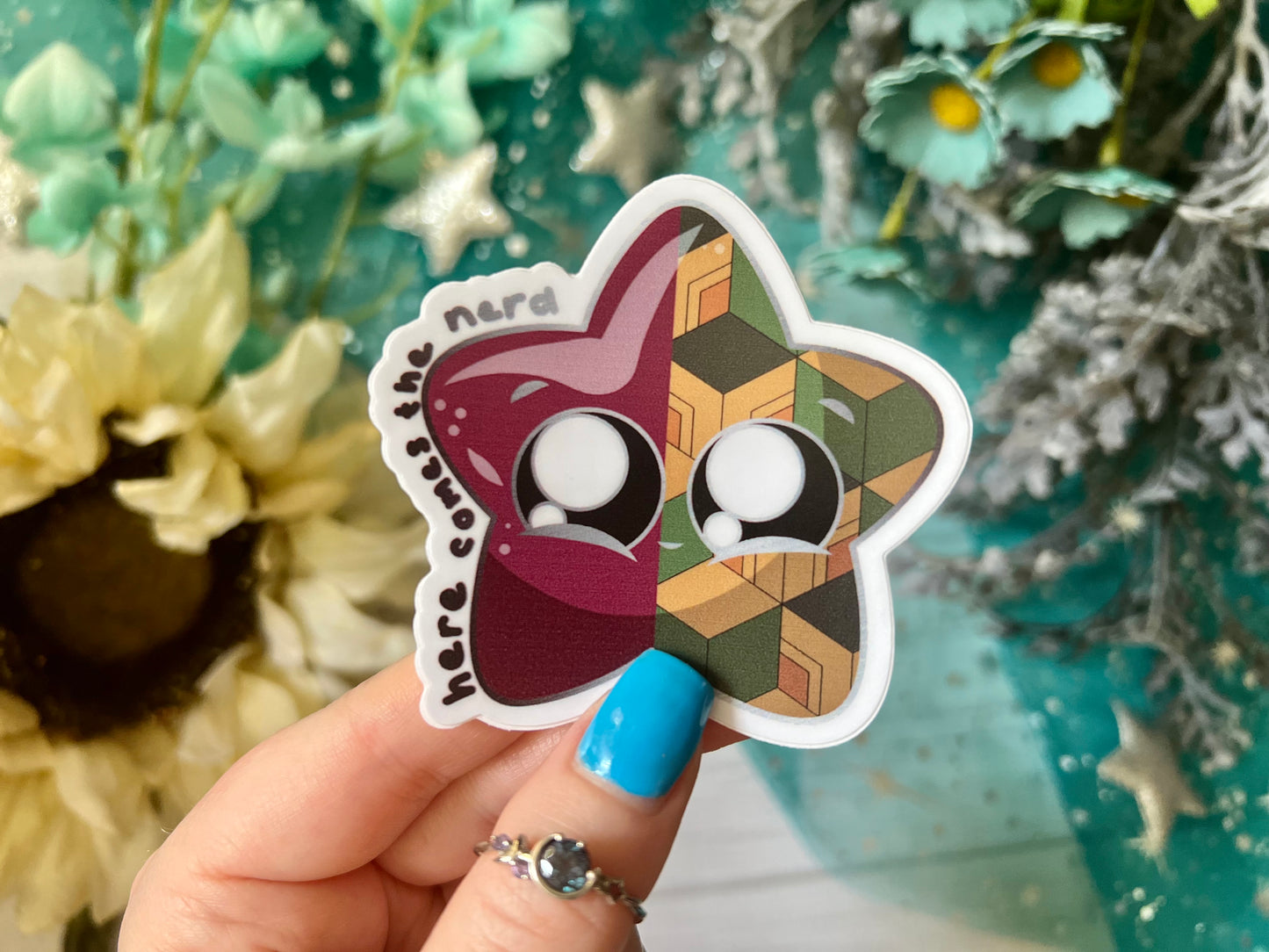 Water Pillar, Star Chonk - Vinyl Sticker (FREEEEE Shipping!)