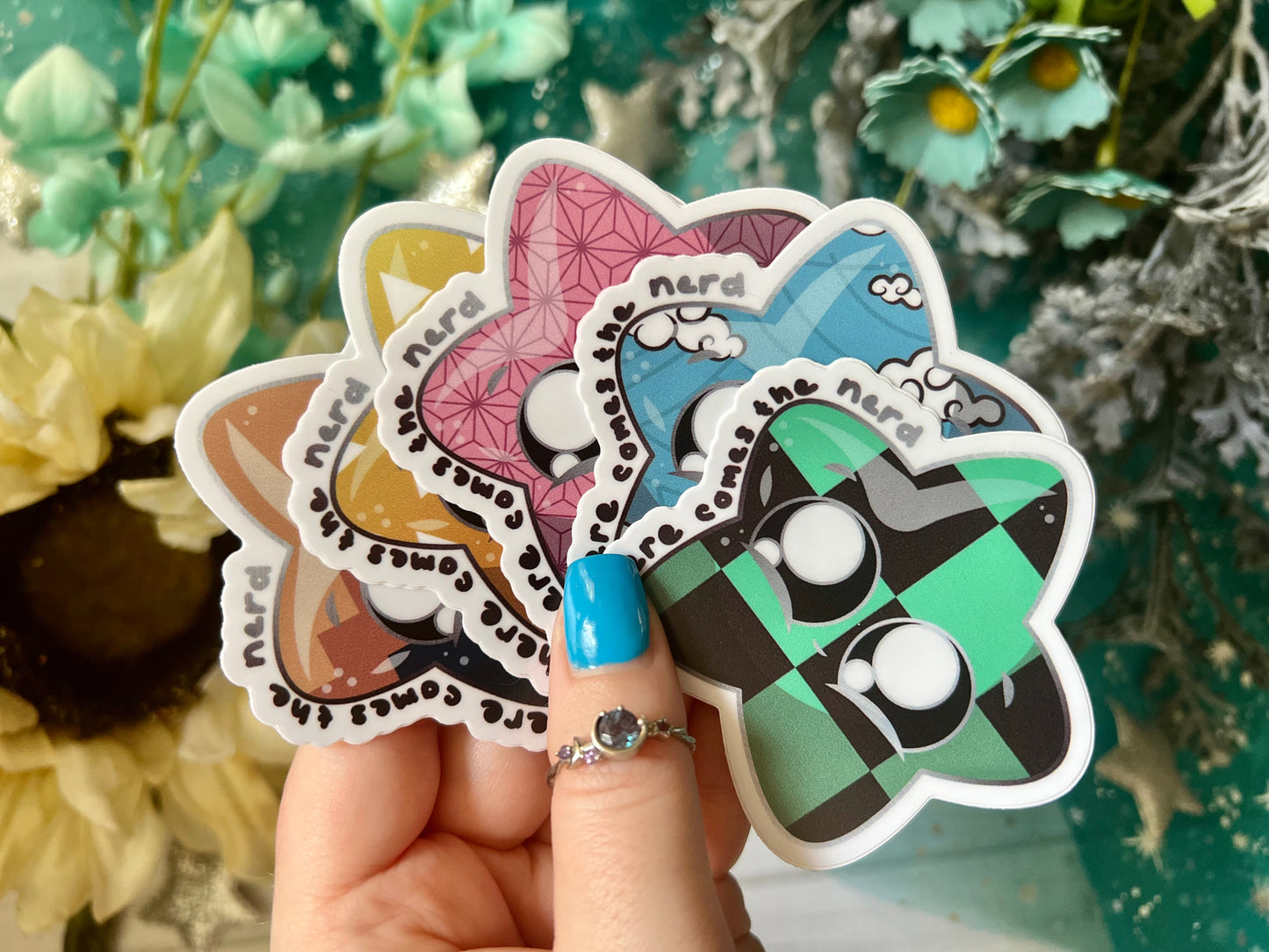 *MEGA SET* *MINI* The Slayers, Star Chonks - (5) Vinyl Stickers