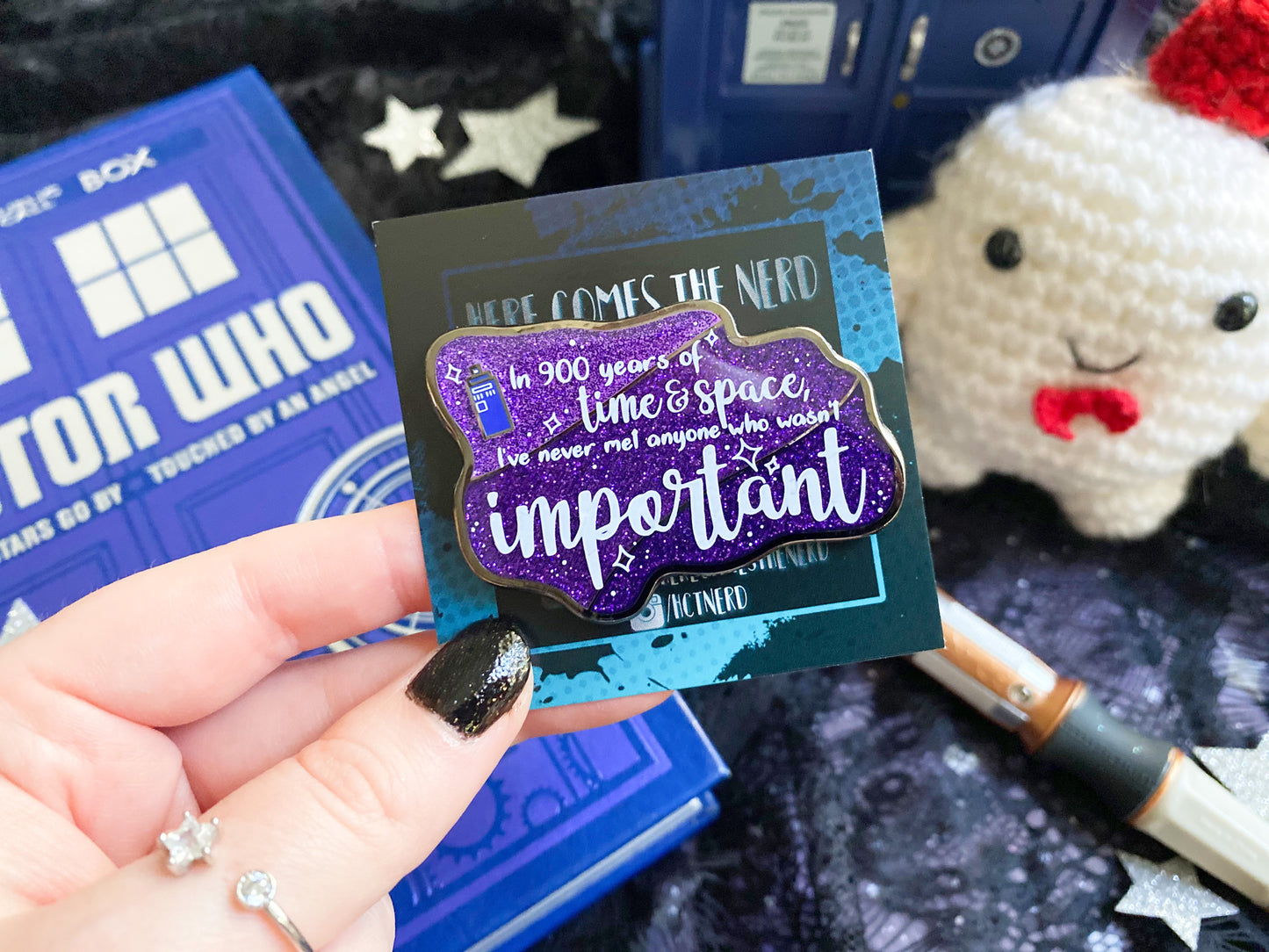 “In 900 Years…” Quote - Enamel Pin