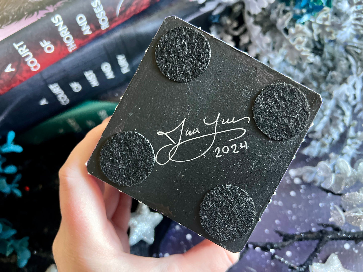 City of Starlight - Hand Painted Bookmark Holder