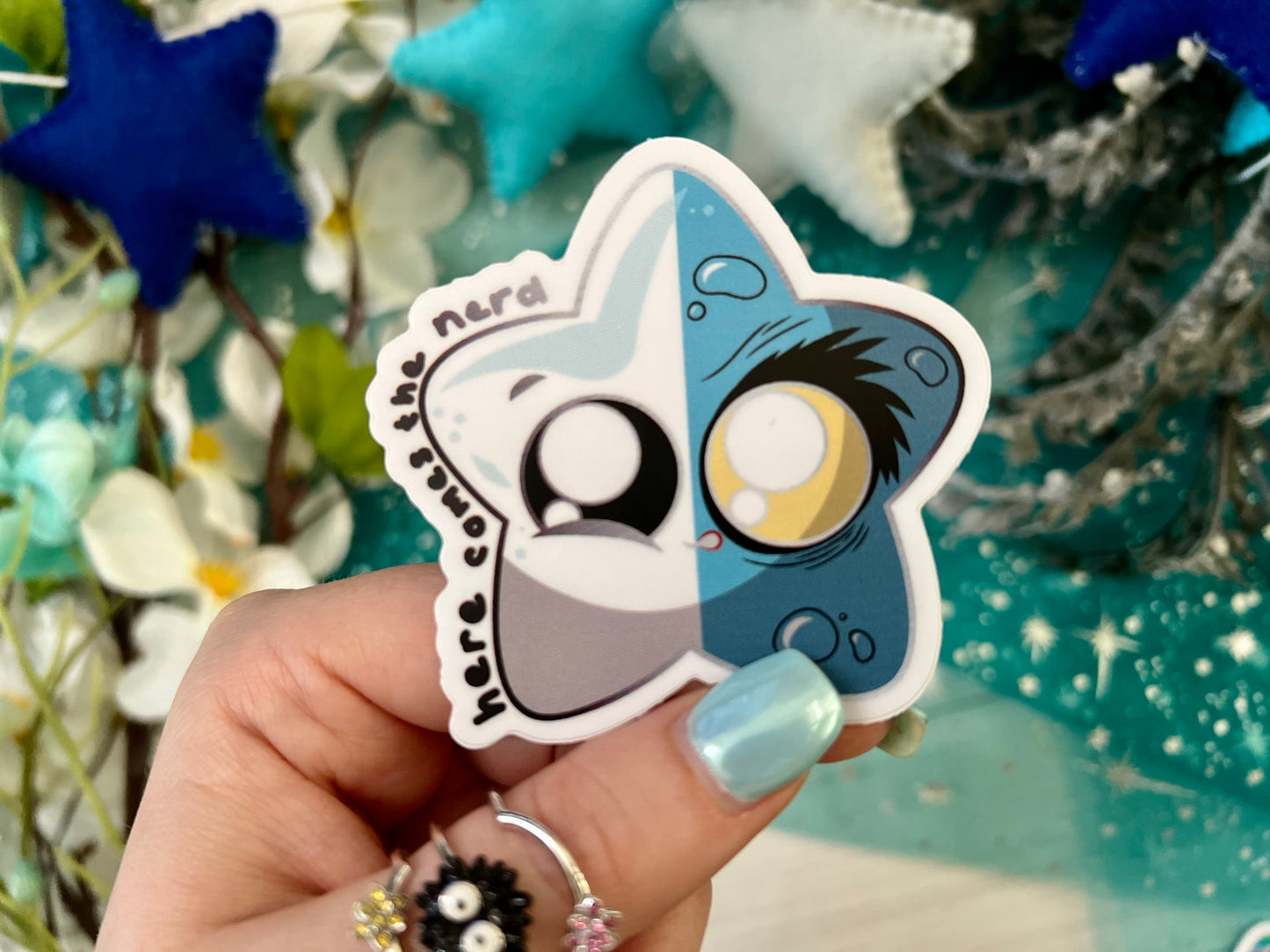 Multiple Face, Star Chonk - Vinyl Sticker (FREEEEE Shipping!)