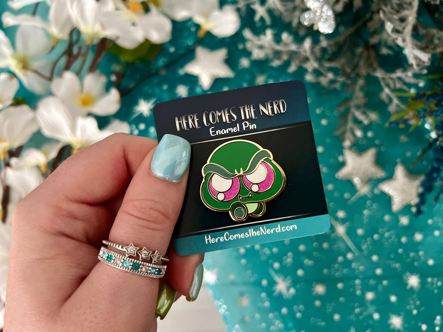 *Limited Edition* *MINI* Hyper Angry Shroom - Enamel Pin