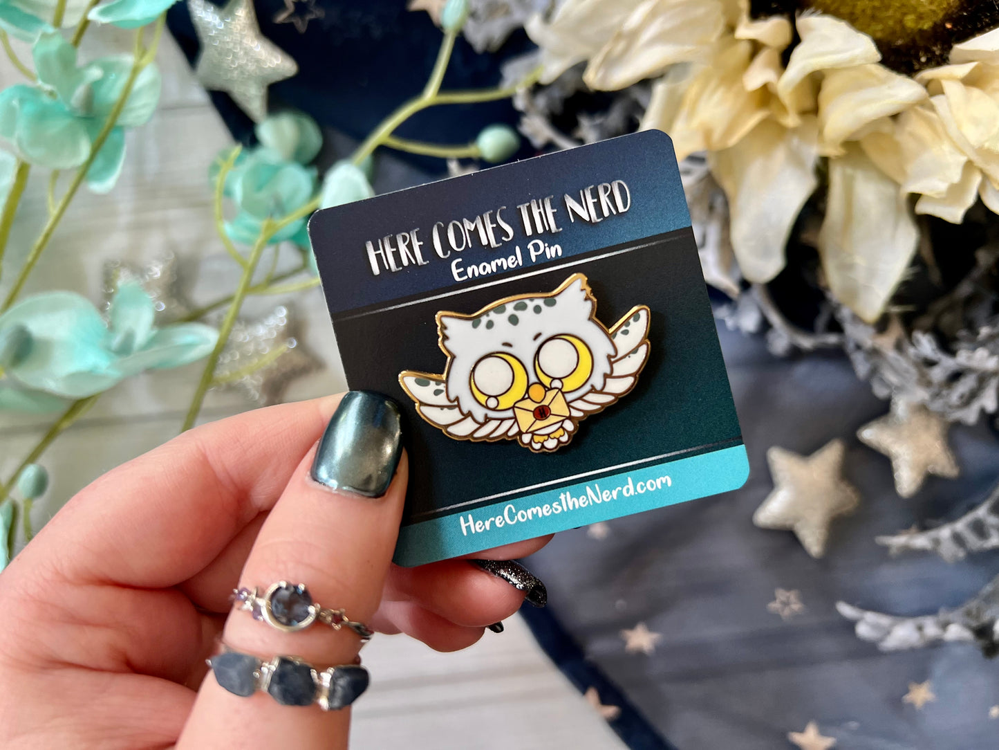 Delivery Owl - Enamel Pin