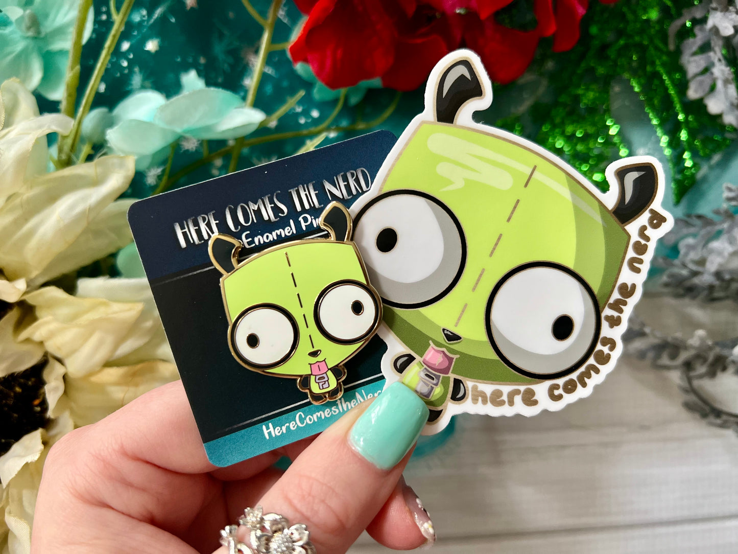 Totally-Not-A-Robot - Enamel Pin