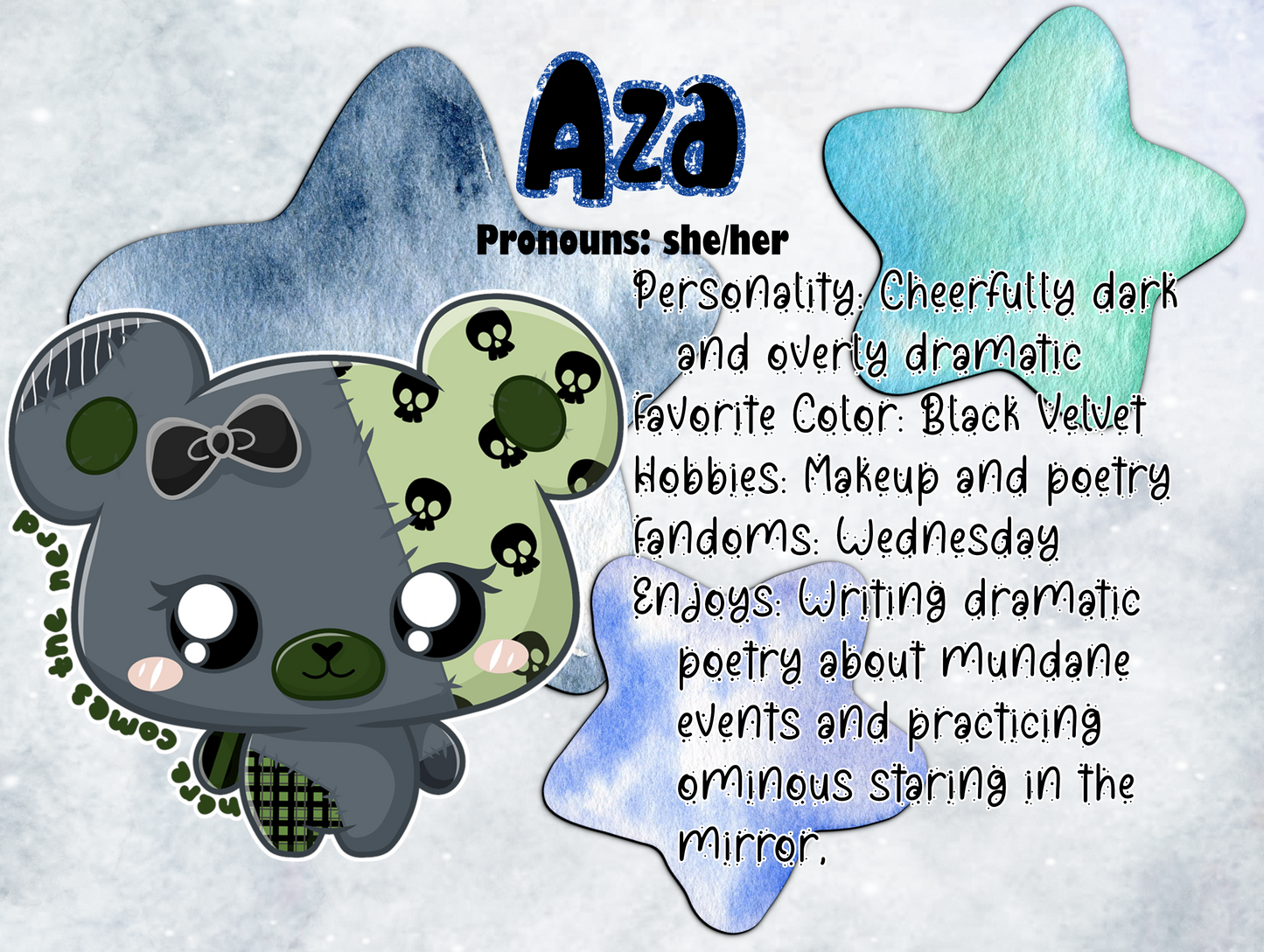 Aza, From the Stars Above* - Enamel Pin