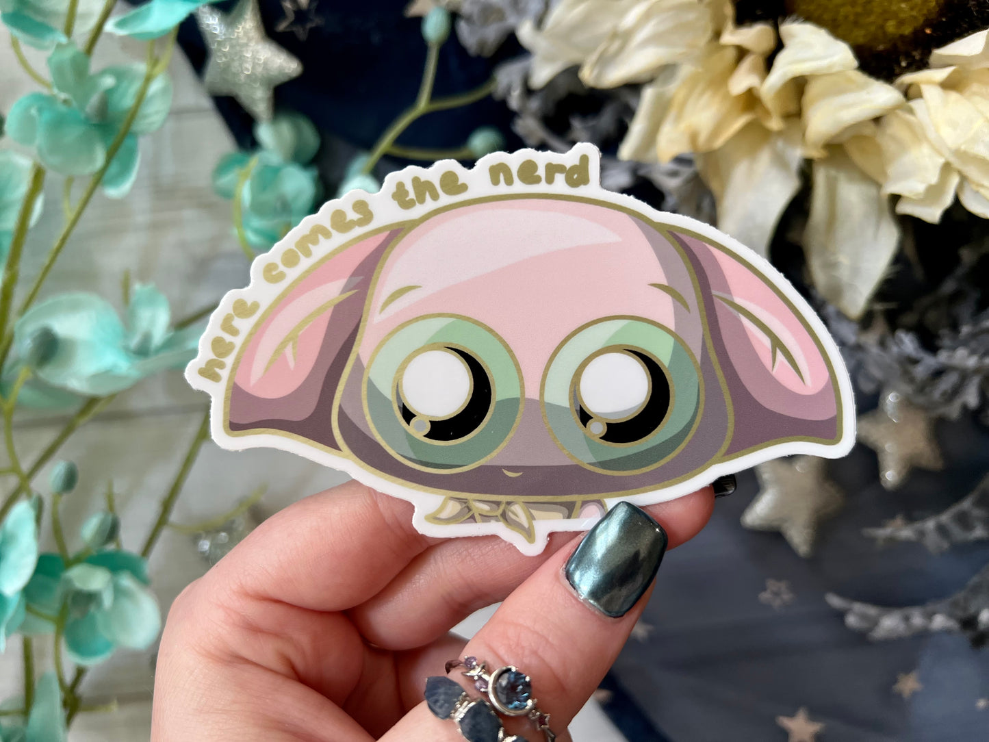 Free Elf, Peek-a-Boo - Vinyl Sticker (FREEEEE Shipping!)