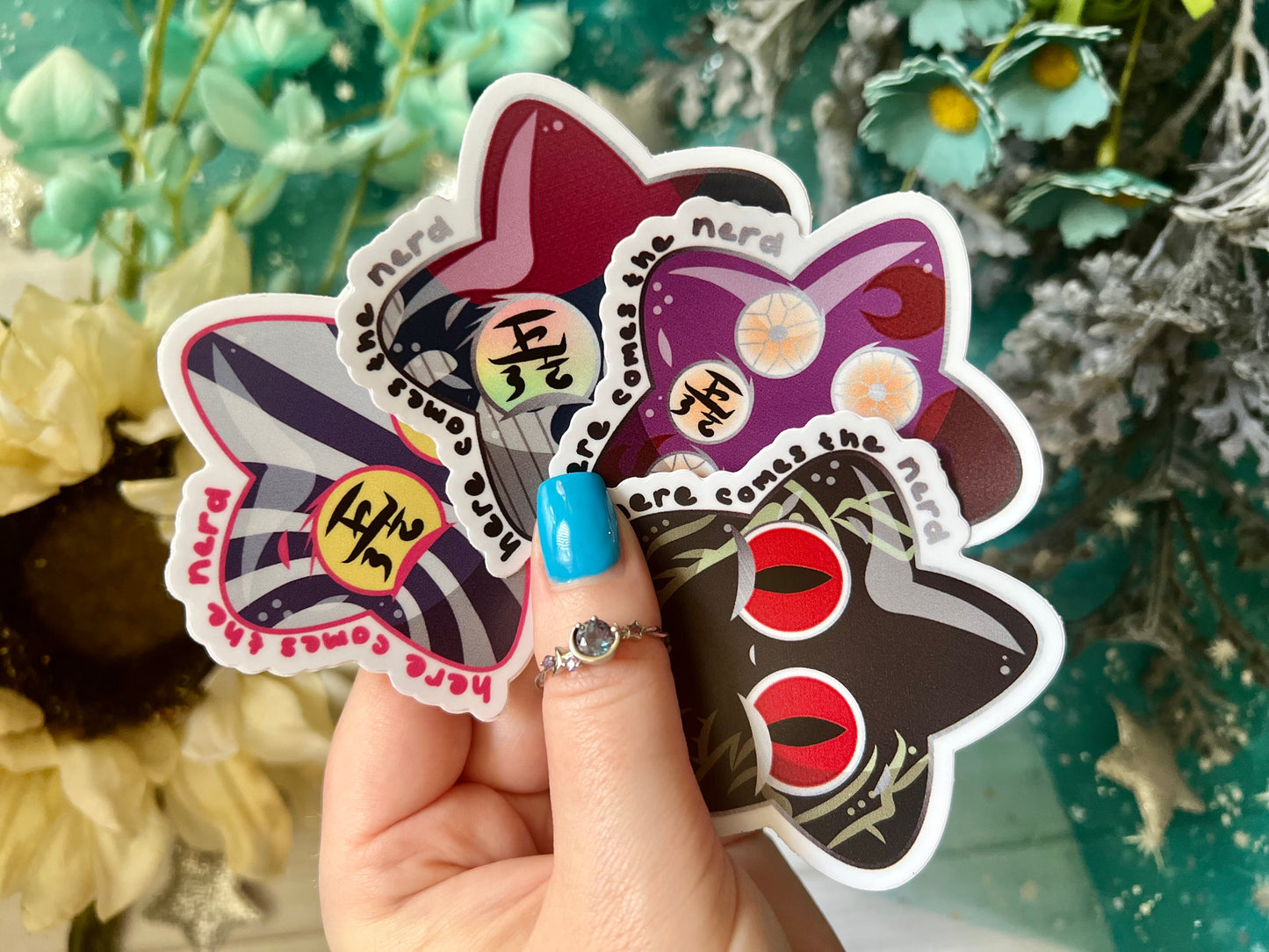 *MEGA SET* *MINI* The Demons, Star Chonks - (4) Vinyl Stickers