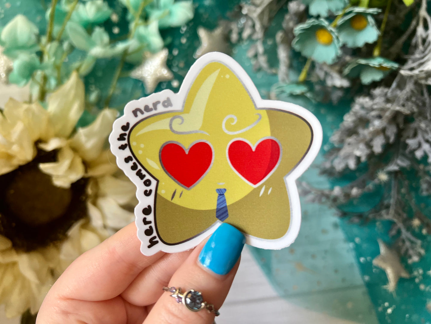 Swirly Brows, Star Chonk - Vinyl Sticker (FREEEEE Shipping!)