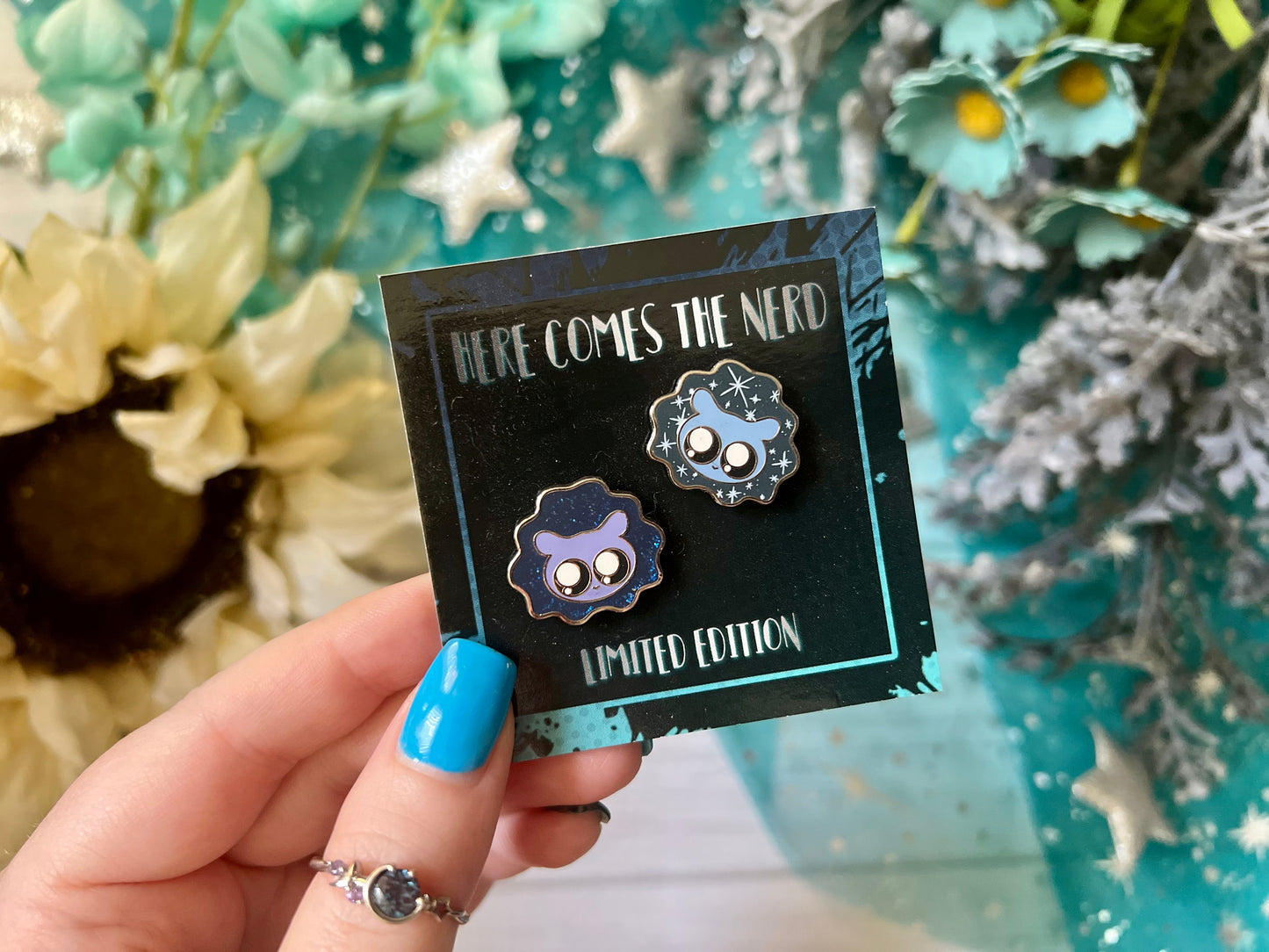 *Collectible* *MINI* Poofs (City of Starlight) - 2 Enamel Pins