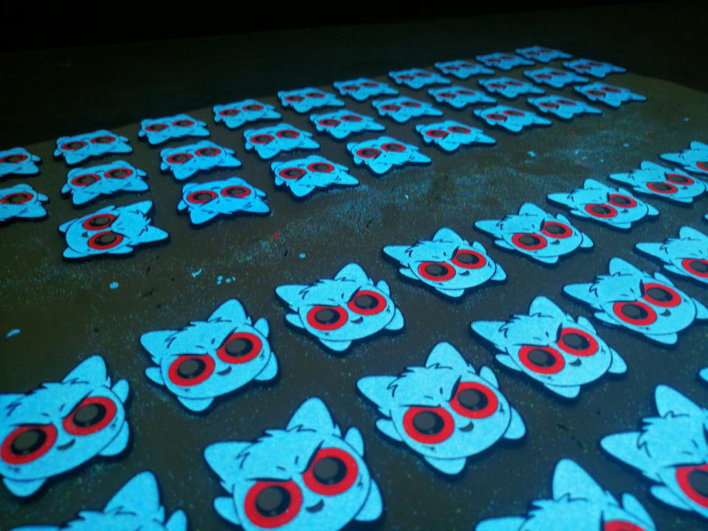 *Collectible* Glow Ghost Jokester - Enamel Pin