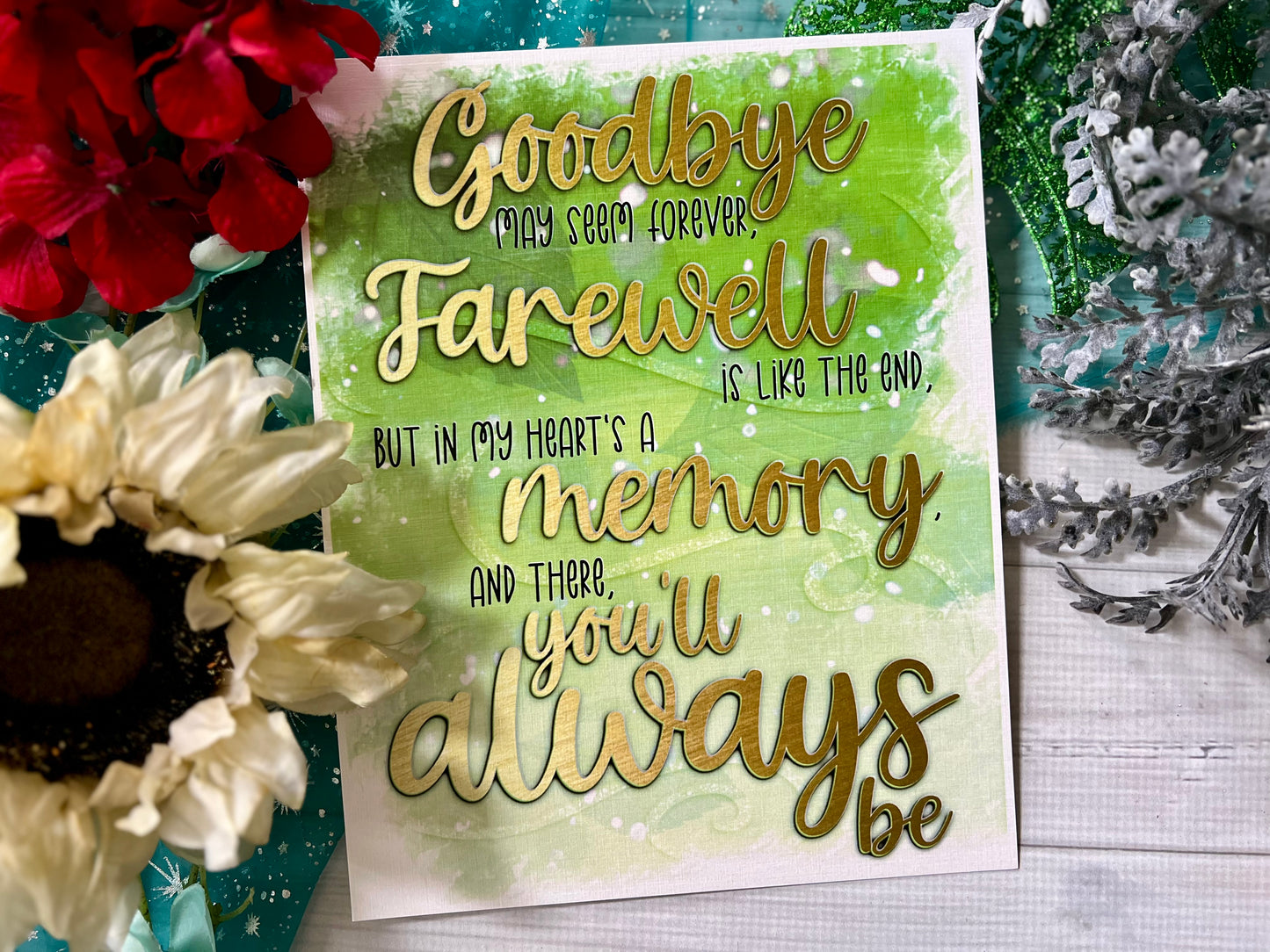 *MEGA* "Goodbye may seem forever..." - Fine Art Print