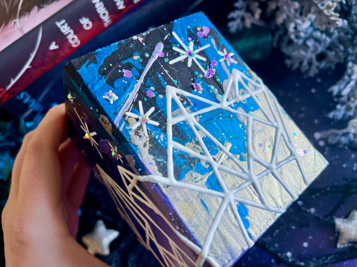 City of Starlight - Hand Painted Bookmark Holder