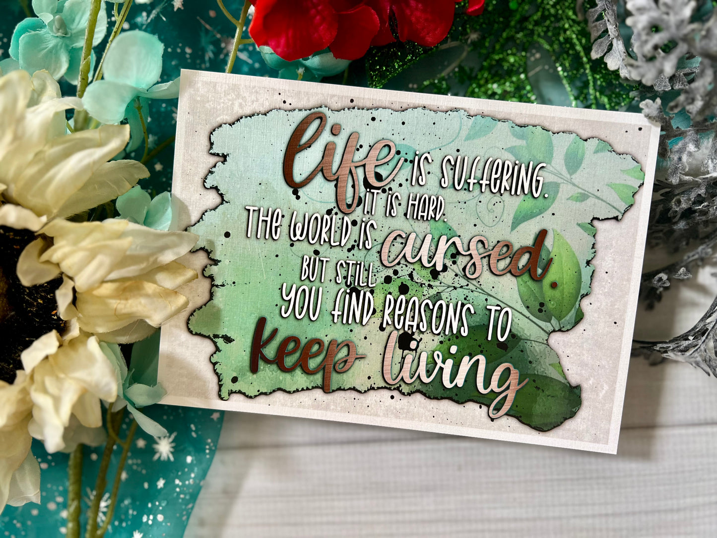 *Limited Edition - Geekmas 2021* "Find reason to keep living" - Fine Art Print