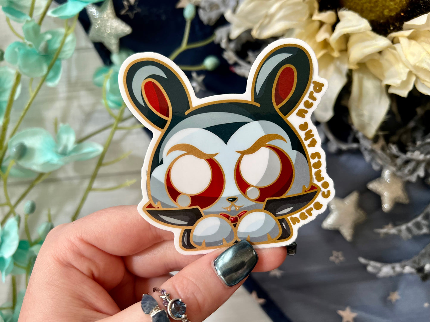 Bunnacula - Vinyl Sticker (FREEEEE Shipping!)
