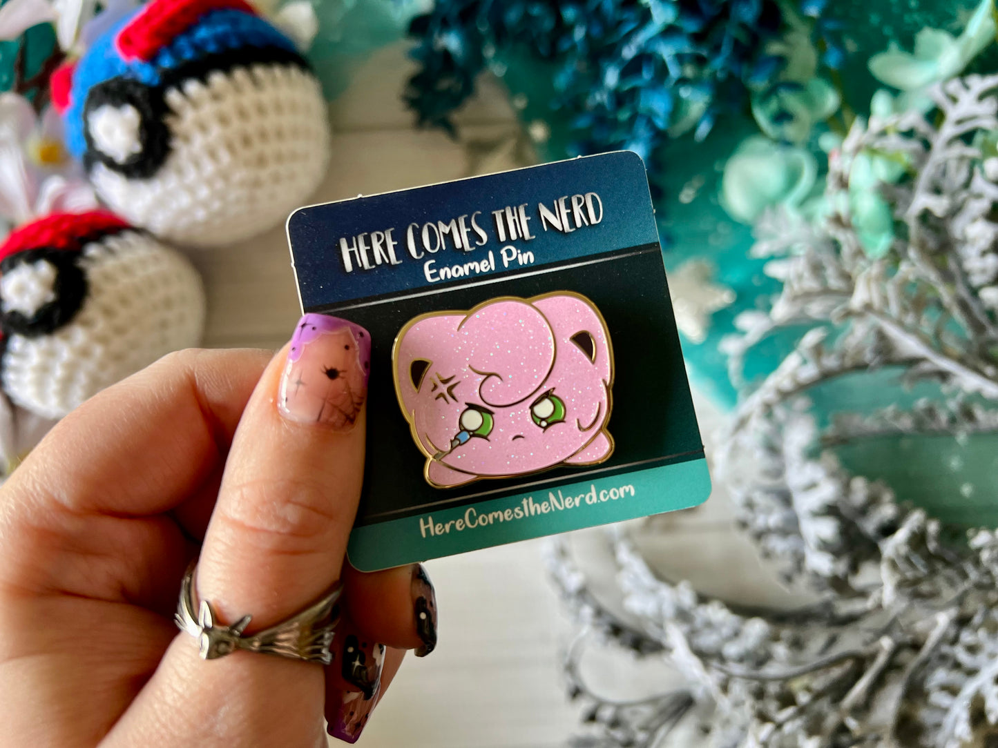 Shiny Karaoke Graffiti Artist - Enamel Pin