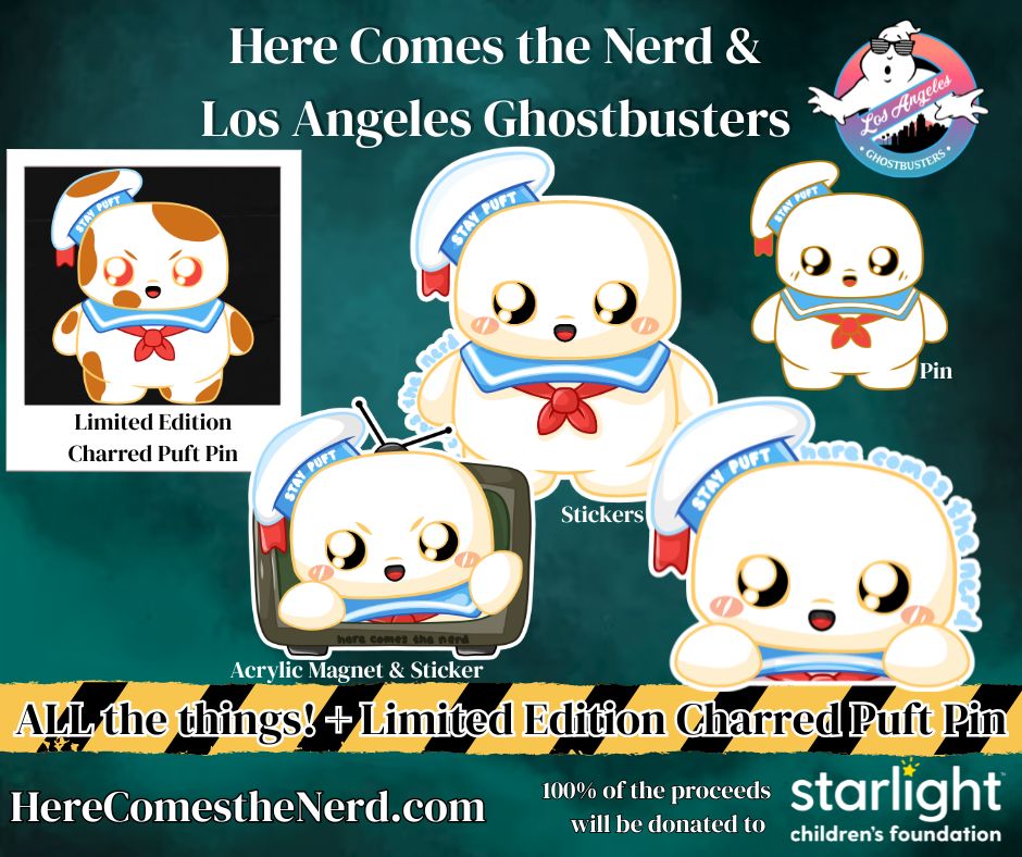 *PREORDER* Marshmallow Menace, Los Angeles Ghostbuster Charity Event - ALL the things!