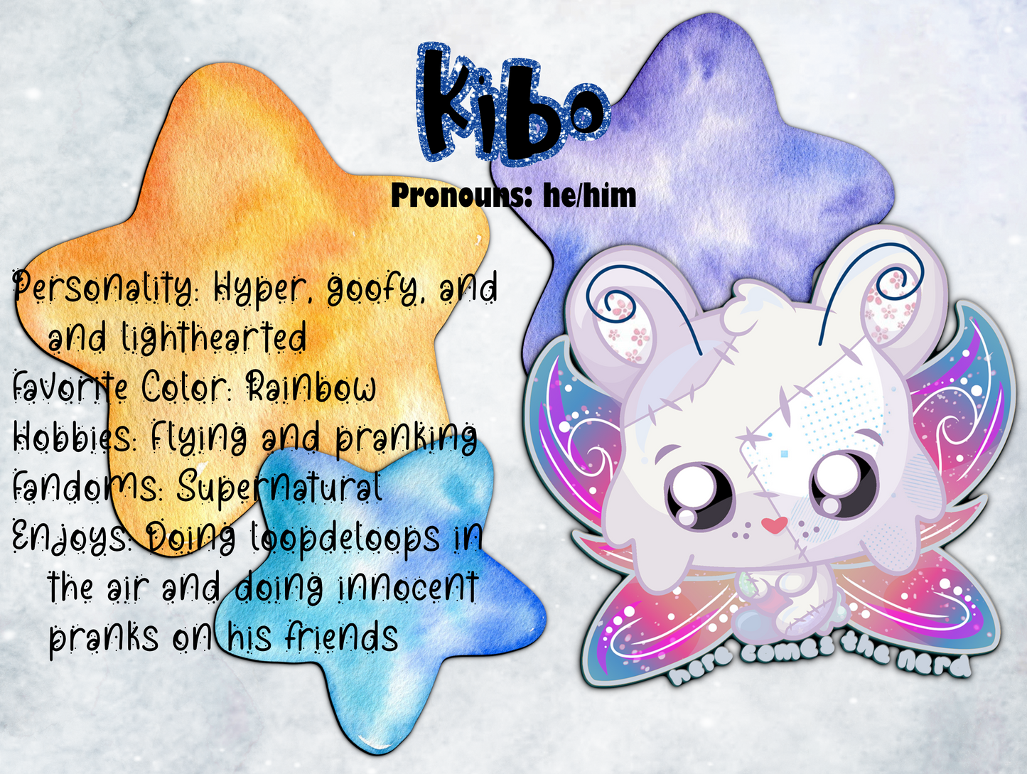 Kibo, From the Stars Above* - Enamel Pin