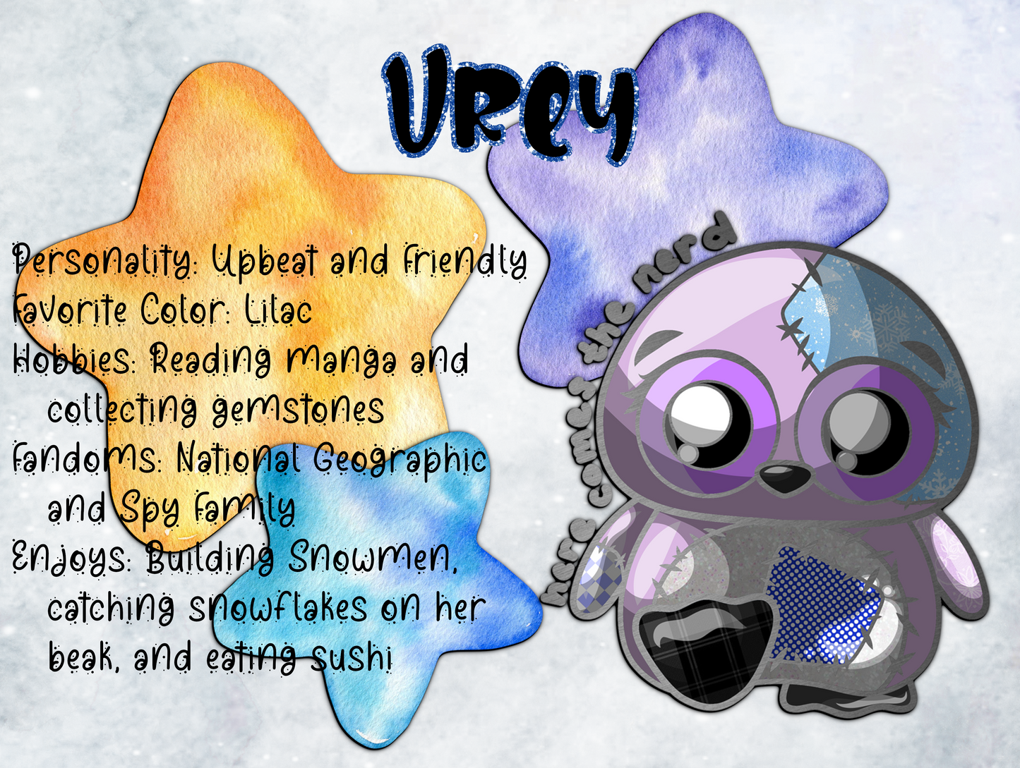 Vrey, From the Stars Above* - Vinyl Sticker (FREEEEE Shipping!)