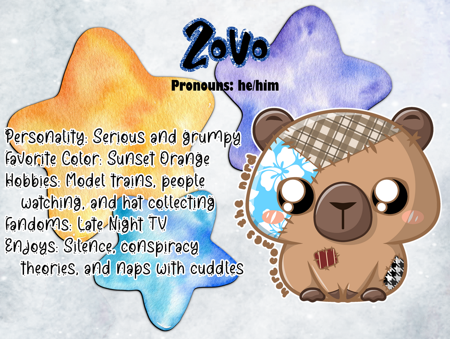 Zovo, From the Stars Above* - Vinyl Sticker (FREEEEE Shipping!)