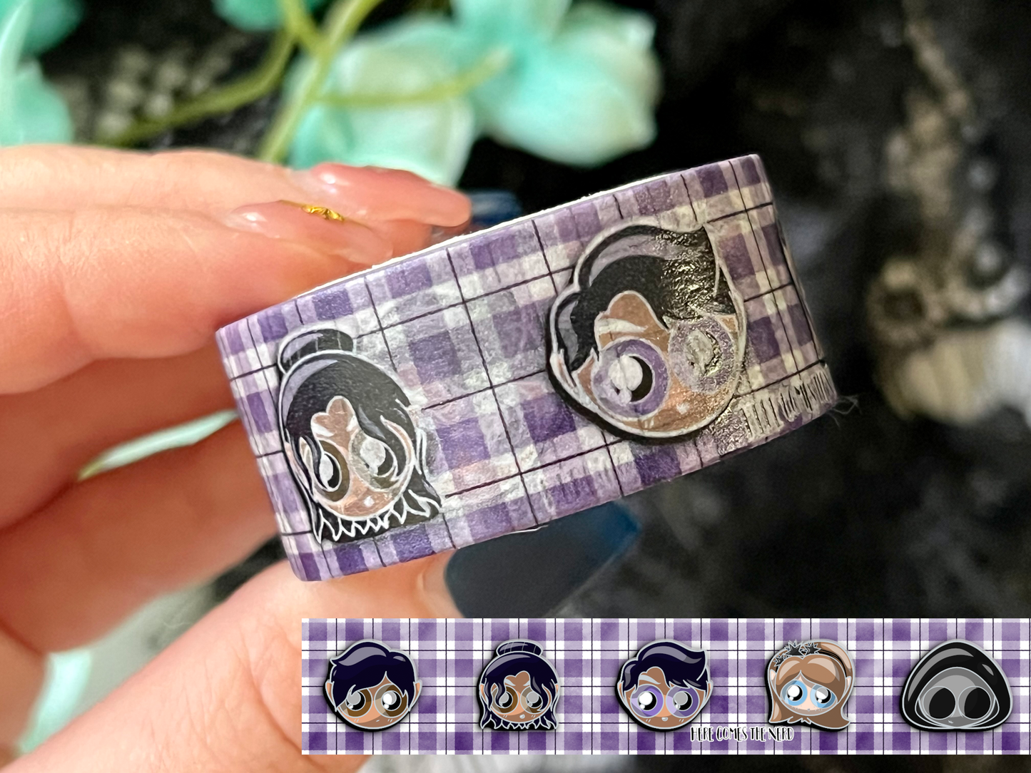 *MEGA SET* Plaid Series - (5) Washi Tapes