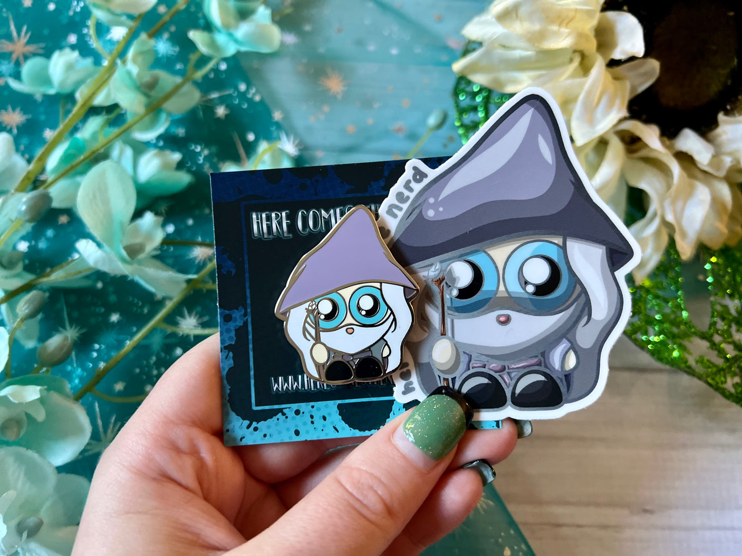 Grey Wizard - Vinyl Sticker (FREEEEE Shipping!)