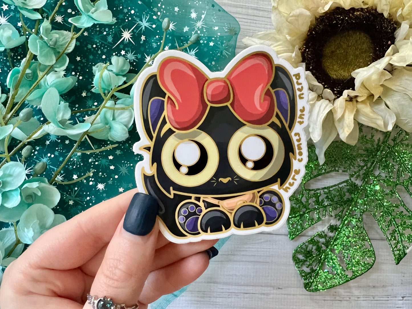 Delivery Cat - Vinyl Sticker (FREEEEE Shipping!)