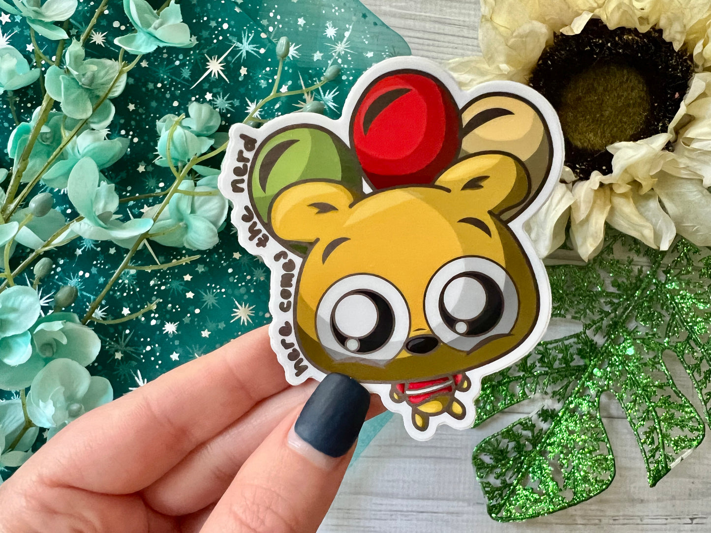 Flying Pooh - Vinyl Sticker (FREEEEE Shipping!)