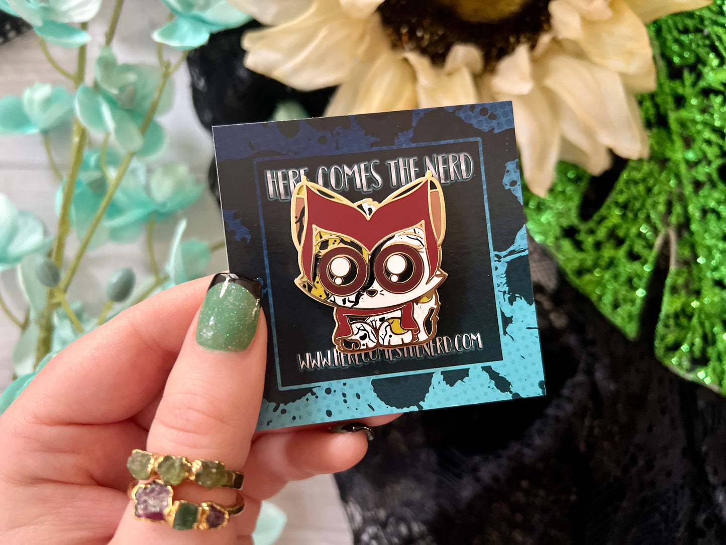 *Geekmas Limited Edition* Robot Murdering Wanda - Enamel Pin