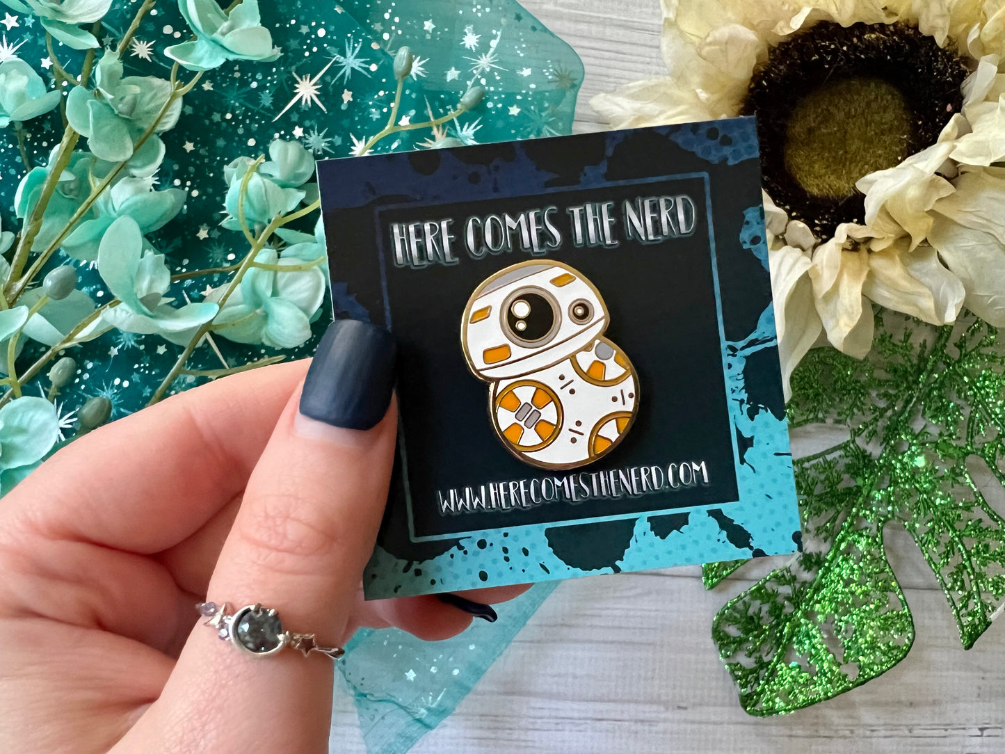 *MINI* Rollin' Robot - Enamel Pin