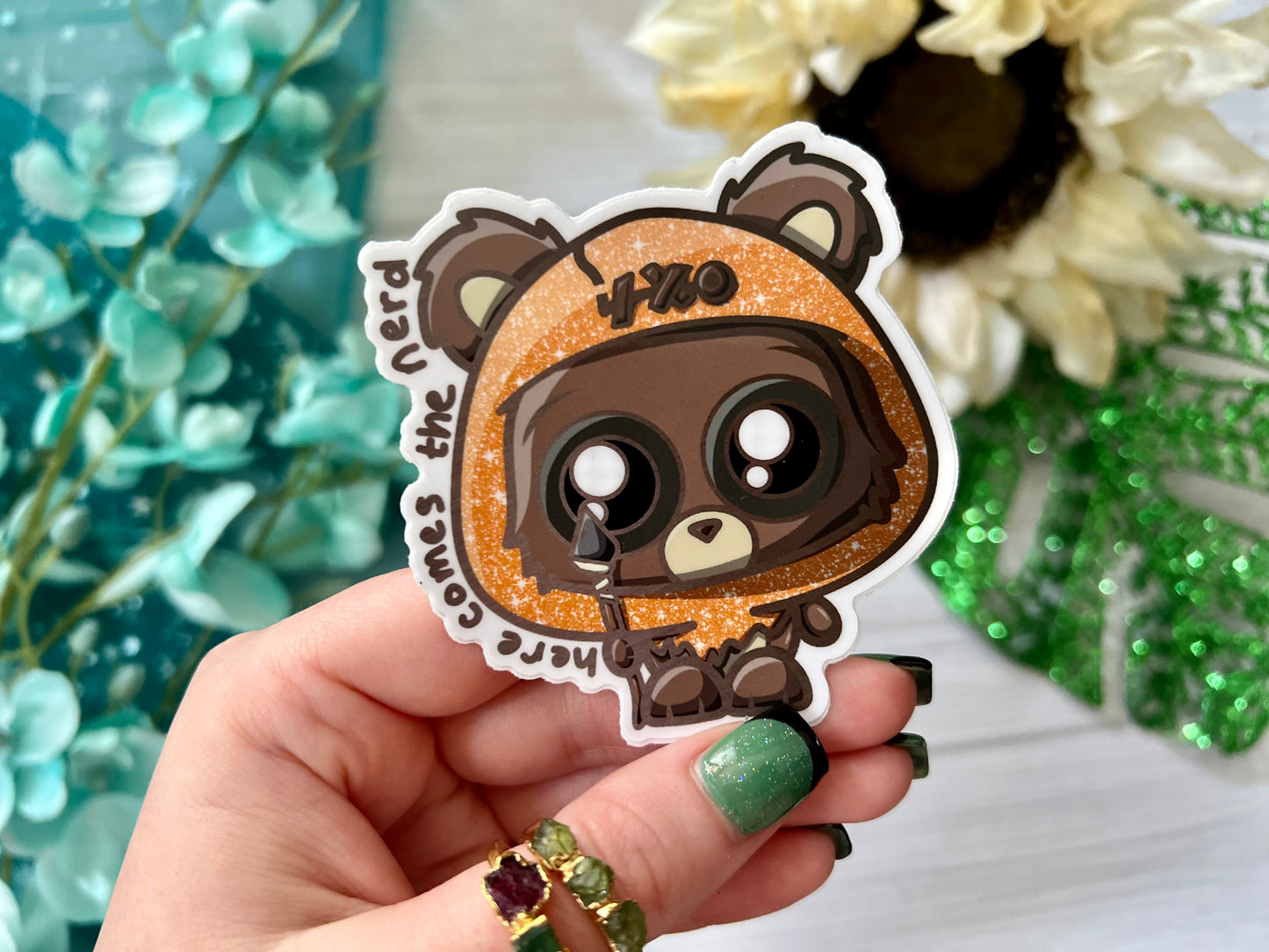 Fuzzy Warrior - Vinyl Sticker (FREEEEE Shipping!)