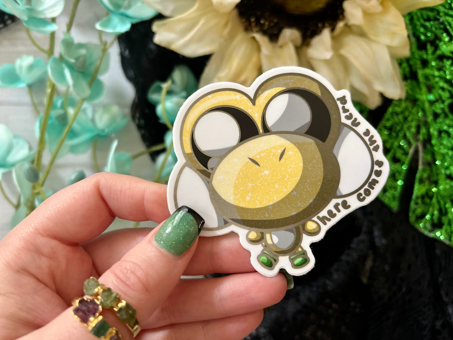 *VIP Exclusive* Yellow Dinosaur - Vinyl Sticker (FREEEEE Shipping!)