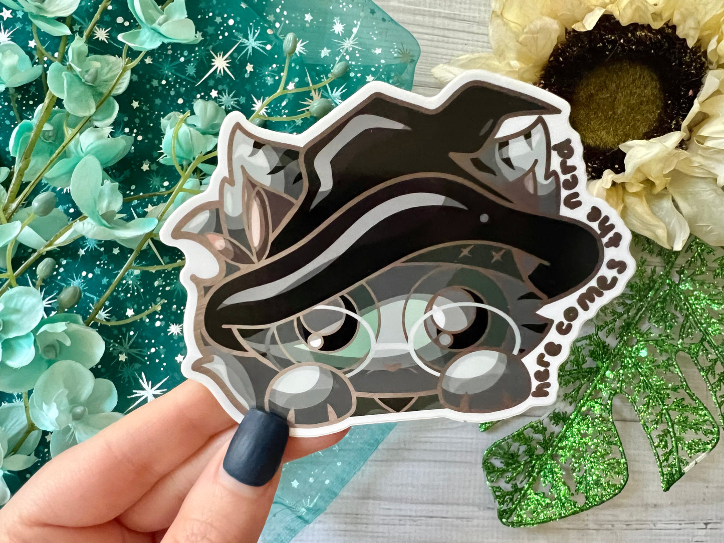 Professor M, Peek-a-Boo - Vinyl Sticker (FREEEEE Shipping!)