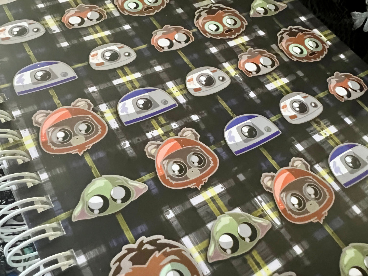 The Force, Plaid Series - Reusable Sticker Book