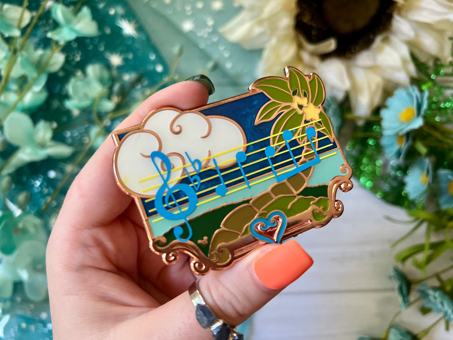 Simple & Clean, Color of Music - Enamel Pin
